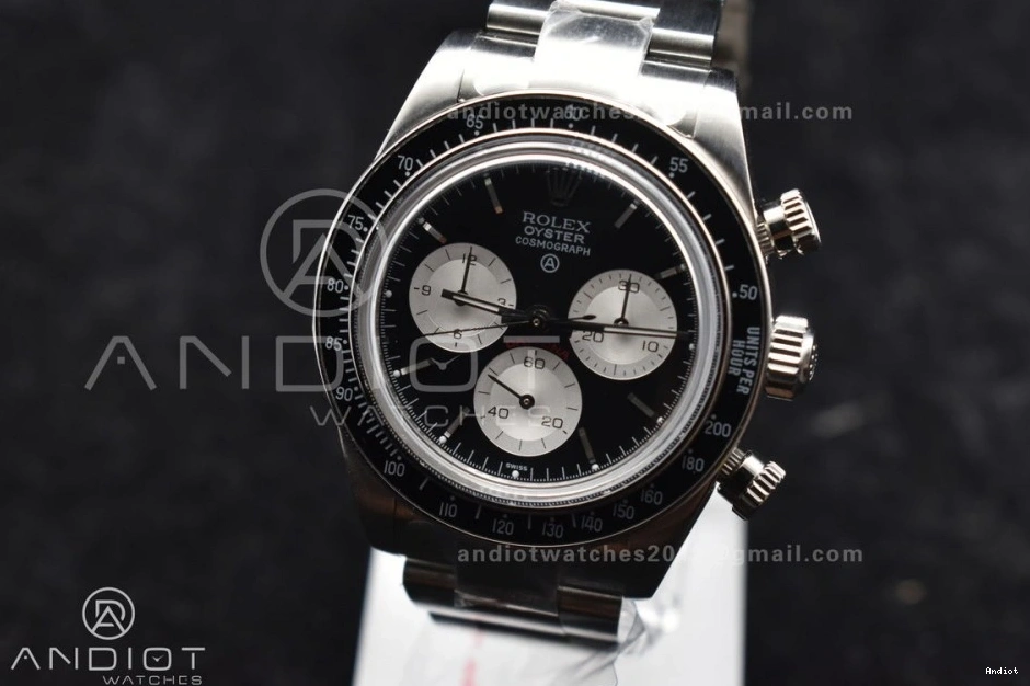 SS SS Black Best White Bracelet on ADGF Dial Daytona A7750 Edition 0414